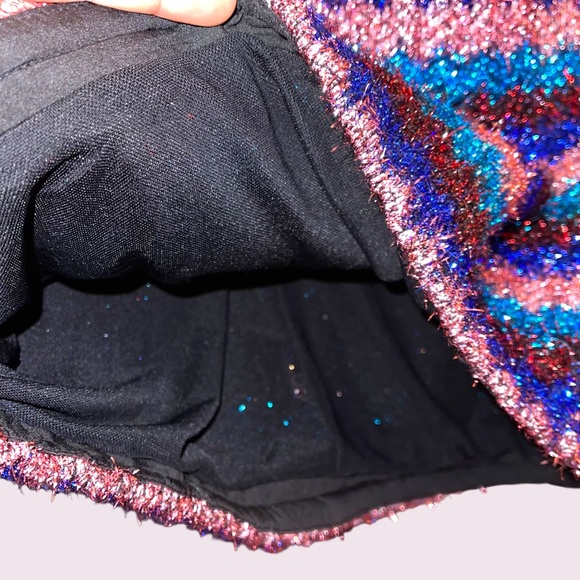 Elliatt Colorful Metallic Zigzag Tweed Dress - Picture 5 of 9